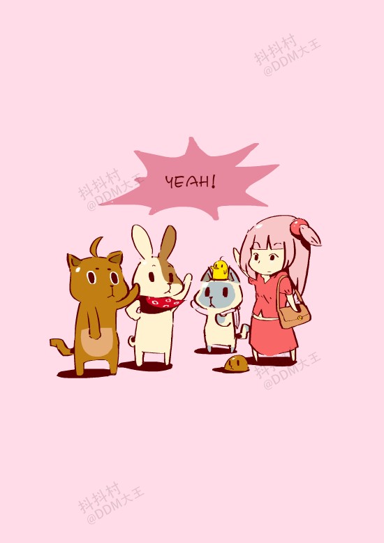 抖抖村 抖抖猫 呆毛