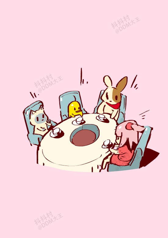 抖抖村 抖抖猫 呆毛