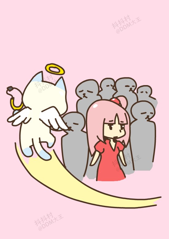 抖抖村 抖抖猫 呆毛